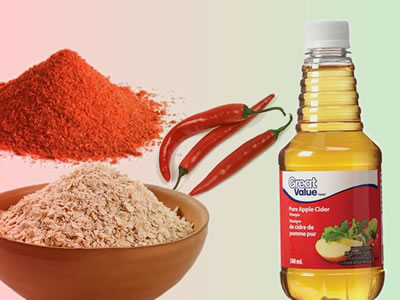 oatmeal-apple-cider-vinegar-cayenne-pepper